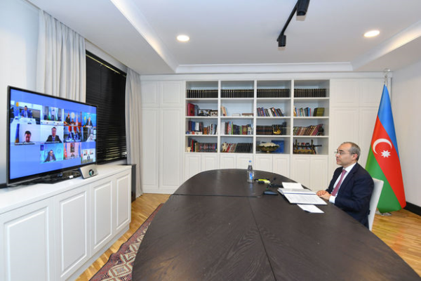 Türk Şurasının iqtisadiyyat nazirlərinin videokonfrans formatında görüşü keçirilib 